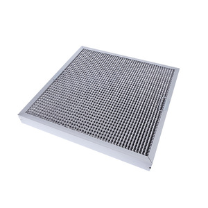 <span class=keywords><strong>Filtre</strong></span> de capot d'auvent en alliage de zinc et d'acier inoxydable en aluminium résistant de restaurant Filtres à graisse en métal de nid d'abeille - Product Image 6