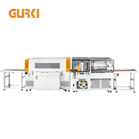 Machine d'emballage sous film rétractable POF électrique automatique haute efficacité GURKI pour l'alimentation, les boissons et les textiles, emballage haute vitesse