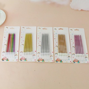 Bougies à Gâteau Vente Chaude Beau 6pcs par paquet Crayon Joyeux <span class=keywords><strong>Anniversaire</strong></span> Gâteau Bougies Fournisseur - Product Image 6