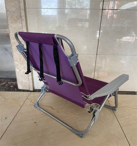 كرسي أزرق أرجواني قابل للتعديل متعدد الأوضاع قابل للطي مستوي حسب الطلب - Product Image 2