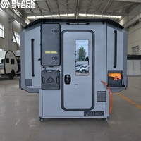 Camper Truck Design Populaire Tout-Terrain avec Salle de Bain, Cabine de Camping Amovible de Haute Qualité pour Camionnette de Voyage