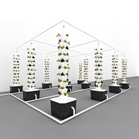 Système d'hydroponie DWC à irrigation facile à haute rigidité pour la culture commerciale de NFT, équipement de tour, agriculture verticale, fourrage