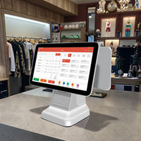 Sistema de Punto de Venta Todo en Uno de 15.6'' para Minoristas, Caja Registradora para Pequeñas Empresas
