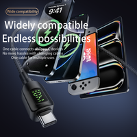 Câble de conversion d'alimentation pour ordinateur portable en nylon 140W, convertisseur d'alimentation USB-C PD à tête femelle DC 5/9/12/15/20V pour ordinateur et phablet, charge rapide