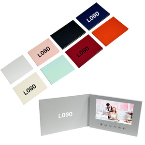 2026 Op maat gemaakte groothandel videokaart premium zakelijke romantische felicitatieboekje videospeler voor gasten - Product Image 1