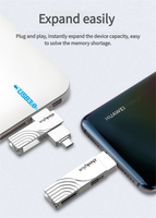 Flash Drive Think Plus High Speed USB 3.2 Tipe C 32/64/128/256/512/1TB USB Flash Drive USB Stick untuk Lenovo