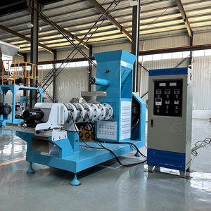 Machine à croquettes à haute productivité directe d'usine nouvelles extrudeuses de moteur de moteur pour la pelletisation flottante de nourriture de crevette d'animal familier de poisson sec - Product Image 4