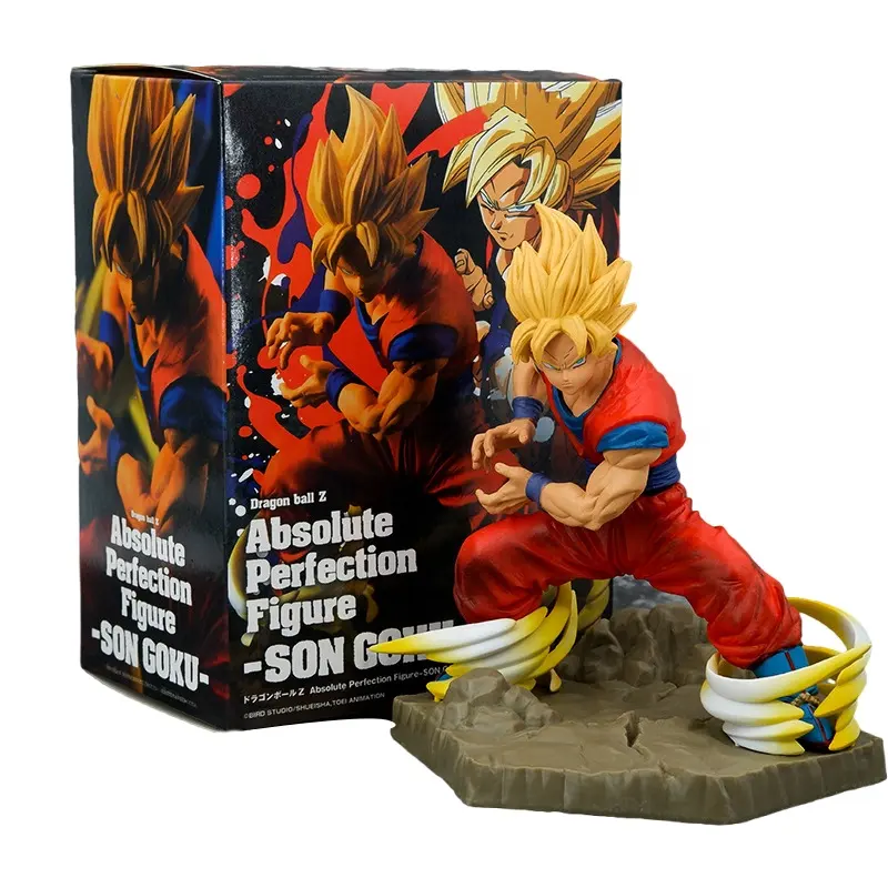 Naga 15cm dengan bola Z tokoh Anime dunia Budokai APF seri tempur Son Gokou Super Saiyan koleksi figur aksi mainan Model