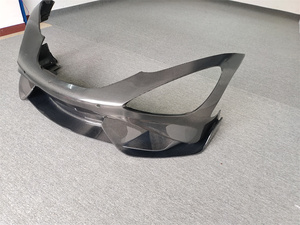 Actualización para McLaren <span class=keywords><strong>720S</strong></span> con kit de cuerpo de parachoques delantero de fibra de carbono completo estilo 765LT que incluye clips - Product Image 6
