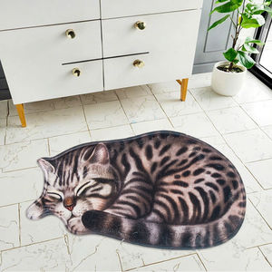 Tappetino da bagno con zampa di gatto 3D antiscivolo in poliestere ad asciugatura rapida macchina realizzata <span class=keywords><strong>per</strong></span> il tappeto da pavimento del bagno sul comodino facile da lavare - Product Image 6