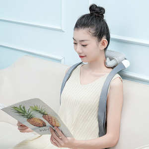 Neck Massager With Heating And Kneading Function Rechargeable For Neck And Shoulder Relief White Color - Product Image 2