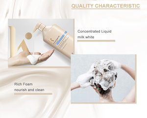 Venta al por mayor champú de ligereza natural orgánico cuidado del cabello reparación suavizante vegano aceite de argán conjunto de champú y acondicionador para el cabello - Product Image 4