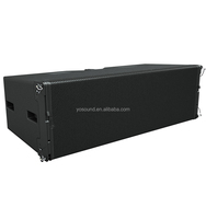 Sistema de sonido de audio profesional de alto rendimiento Altavoces de matriz de línea de 3 vías de gran formato con imán de neodimio doble de 12 pulgadas