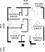 Maison de vacances préfabriquée en structure acier, maison modulaire, chalet, suite de jardin, villa, casas préfabriquées, cabane