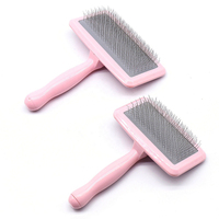 Chat pour animaux de compagnie Chien Toilettage En Acier Inoxydable Broche Courte Brosse Slicker