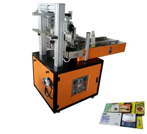 Carton Box Hot Melt Glue Sealing Semi-Auto Machine Carton Box Glue Sealer Biscuit Bread Candy Snacks Folding Pasting Machine