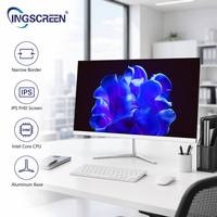 INGSCREEN Soporte para PC Gaming Todo en Uno de 24 Pulgadas con Logotipo Personalizado, Disipación Rápida de Calor con Intel Core I3/i5/i7