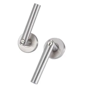 Stylish and Functional Interior Door Handle with Stainless Steel Finish