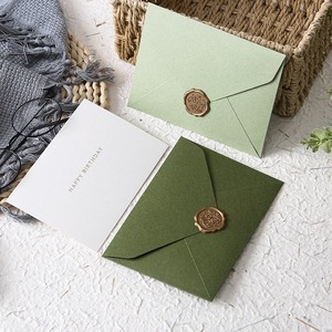 Sobre de invitación de papel nacarado de lujo, recinto de carta Premium con logotipo personalizado para regalos - Product Image 2