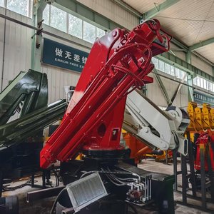 รถเครนติดเรือแบบยืดหดได้ เครนพับได้สำหรับเรือเดินสมุทร รถเครนติดรถบรรทุกสำหรับขาย - Product Image 3