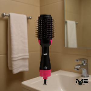 M2 Tec Hair <b>Dryer</b> Brush 3 In 1 Styler With Heat Settings For Straightening Curling And Drying - Product Image 3