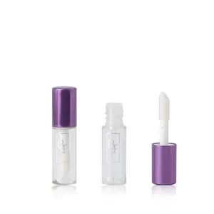 Sales Promotion 1ml Mini Lip Gloss Bottle Give Away Mini Lip Plumper Tube Transparent Mini Liquid Lipstick Vial