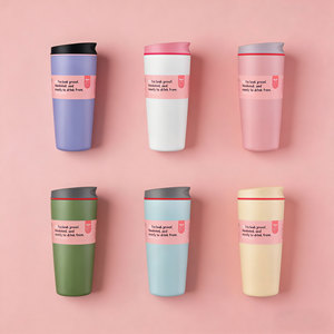 20oz mug personnalisé logo <b>cups</b> and mugs 600ml Small sip-through lid Leak-proof stainless steel travel mug - Product Image 1