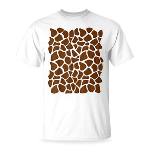 Giraffe Pattern T-<b>Shirt</b> Adult Unisex <b>Halloween</b> Costume <b>Shirt</b> - Product Image 2