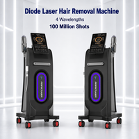Machine d'épilation au laser diode 755nm 808nm 940nm 1064nm 1200W avec refroidissement par glace, OEM ODM disponible pour salon, appareil laser diode