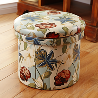 Bailey Rangement Pliant Personnalisé Siège en Velours Ignifuge Long Banc Meubles Pouf en Cuir Chaise en Ottoman