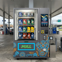 Distributeur automatique d'huile moteur JOYVEND, distributeur d'huile moteur multi-marques, stockage de bouteilles, paiement sans argent liquide, SDK, écran tactile