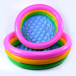 <span class=keywords><strong>Piscine</strong></span> gonflable ronde en PVC colorée pour enfants, idéale pour les jeux familiaux, disponible en trois couleurs – Nouveauté très prisée - Product Image 3