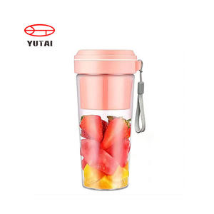 <span class=keywords><strong>Mini</strong></span> mixeur à main sans fil intelligent USB électrique en plastique rechargeable Appareil de cuisine portable pour la maison - Product Image 1