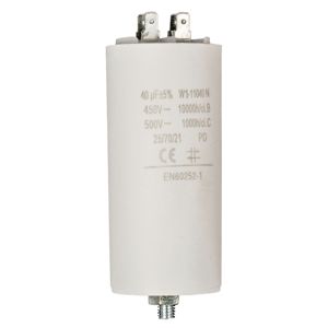 Condensateur à film 40uF 450V, borne M8, 500V, 10000h, Cl.B Cl.C EN60252-1 - Product Image 1