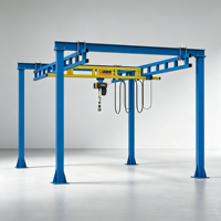 Sistem Crane Overhead Tugas Berat 1 Ton 2 Ton untuk Pabrik Baja, Tempat Pengecoran, dan Bengkel Pres, dengan Sistem Pengikat Baut