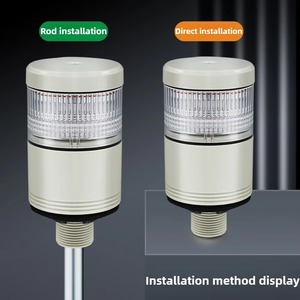 12V/24V LED tiết kiệm năng lượng Tricolor báo động ánh sáng nhấp nháy 85dB Cảnh báo âm thanh tích hợp tín hiệu cực loại chỉ số đèn - Product Image 3