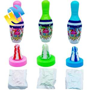 Piruleta de <span class=keywords><strong>bolos</strong></span> de alta calidad 2 en 1, caramelo en polvo agrio, caramelo duro afrutado, caramelo divertido <span class=keywords><strong>para</strong></span> niños, juguete de piruleta al por mayor - Product Image 3