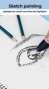 ممحاة كهربائية صديقة للبيئة للرسم والتلوين للأطفال والطلاب، ممحاة تعمل بالبطارية للرسم والمكتب والمدرسة - Product Image 3