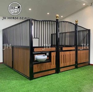 Panneaux internes résistants d'écuries d'équipement de cheval de style europé<span class=keywords><strong>en</strong></span> de bâtiment Boîte de portes de stalle de cheval avec le revêtement de poudre - Product Image 6
