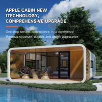 Conteneur de bureau modulaire préfabriqué de 20, 30 et 40 pieds, maison portable en forme de pod, cabine mobile en conteneur