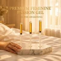 Gel d'excitation féminine instantanée avec applicateur stérile, complexe de 11 herbes pour le nettoyage vaginal, pH équilibré 3.8-4.5, pour une stimulation accrue