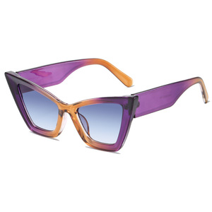 Nouvelles Lunettes de Soleil Femme Tendance 2023 – Style Œil de Chat Personnalisé pour Dames - Product Image 1