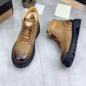 Bottes de neige unisexe mi-mollet tendance 2026 en cuir véritable, antidérapantes, respirantes et thermiques, pour l'hiver/l'automne - Product Image 3