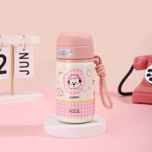 Vaso Térmico de Acero Inoxidable Ecológico y Antiderrames Lucky Puppy con Cuerda, Diseño Moderno para Niños, Uso en Viajes - Product Image 2