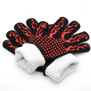 Guantes para horno de barbacoa, Logo personalizado, OEM 932F, resistentes al calor extremos - Product Image 3