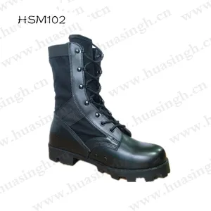 YWQ,Peru market popular premium black combat boots abrasion resistant Altama rubber outsole tactical boots HSM102