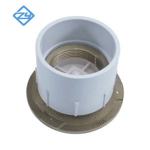 ฐานพีวีซียืดหยุ่นปรับได้พร้อมปลั๊ก PVC และท่อระบายน้ำพื้นห้องอาบน้ำทรงกลมสีบรอนซ์นิกเกิล - Product Image 4