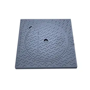 Easy to install municipal road cast iron square manhole cover electric ductile iron manhole cover