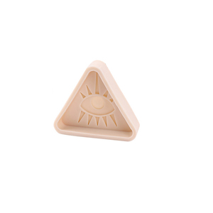 YS coréen bricolage Triangle psychique pyramide oeil forme bougie moule Silicone tout <span class=keywords><strong>voyant</strong></span> oeil Triangle bougie savon plâtre faisant moule - Product Image 6
