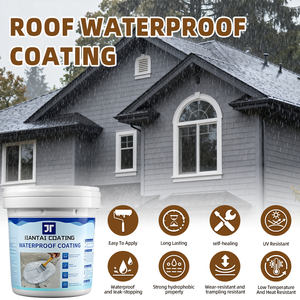 Polyurethane roof waterproofing paint <b>Large</b>-scale waterproofing repair Exterior wall waterproof coating - Product Image 4
